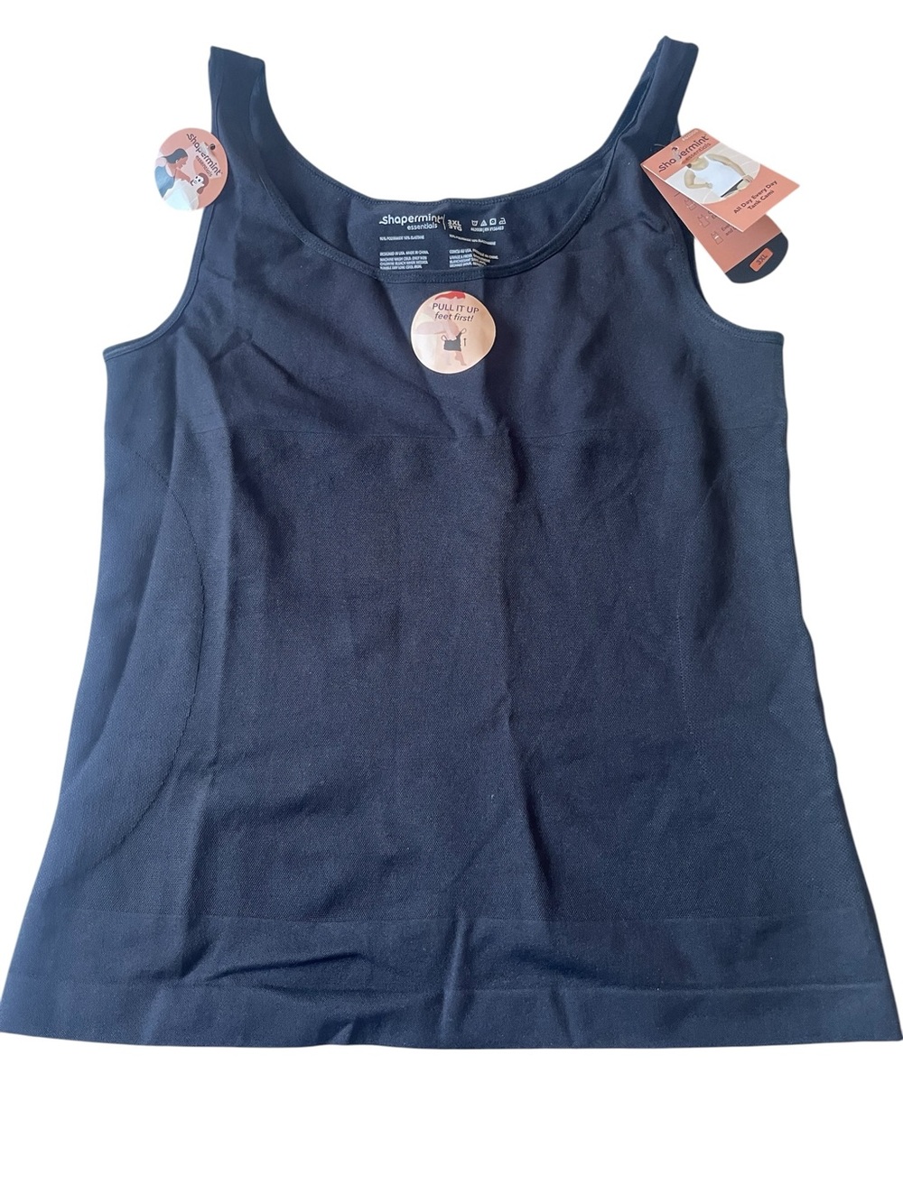 Shapermint Essentials Black Tank Cami Size 3XL